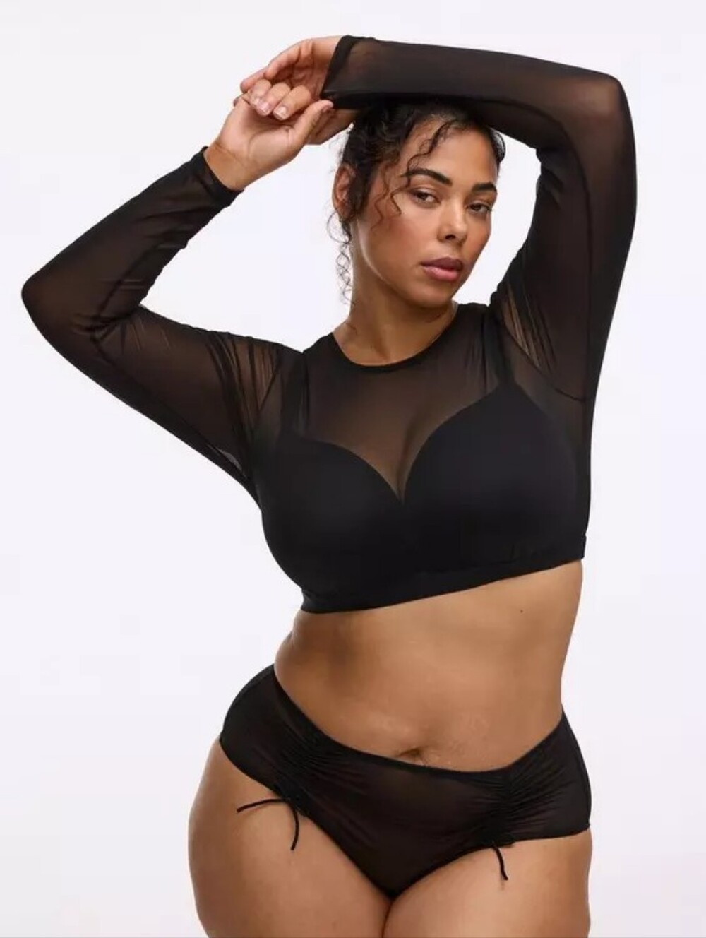 Torrid Curve | Mesh Under-It-All Crop Top